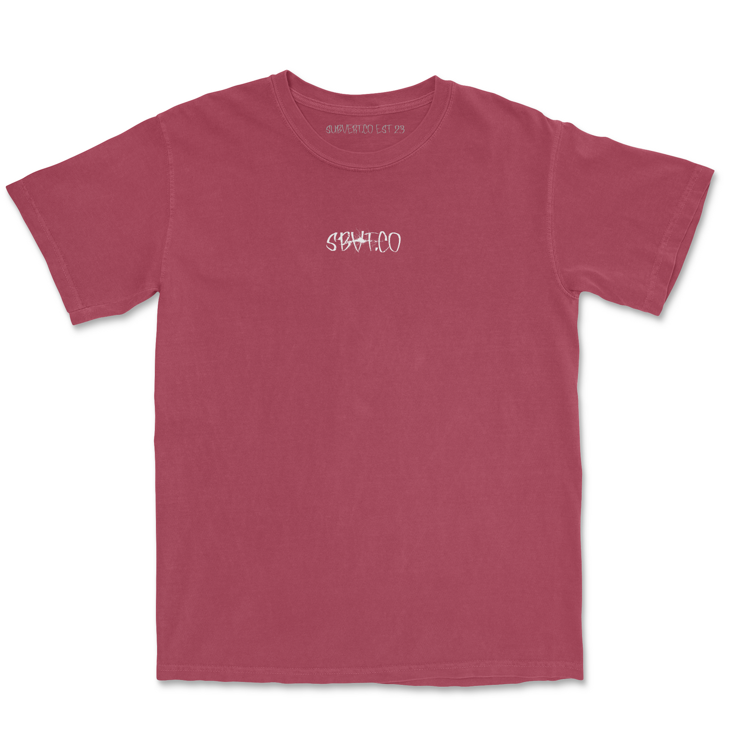 Eyes Wide Open Boxy fit Tee- Brick Red